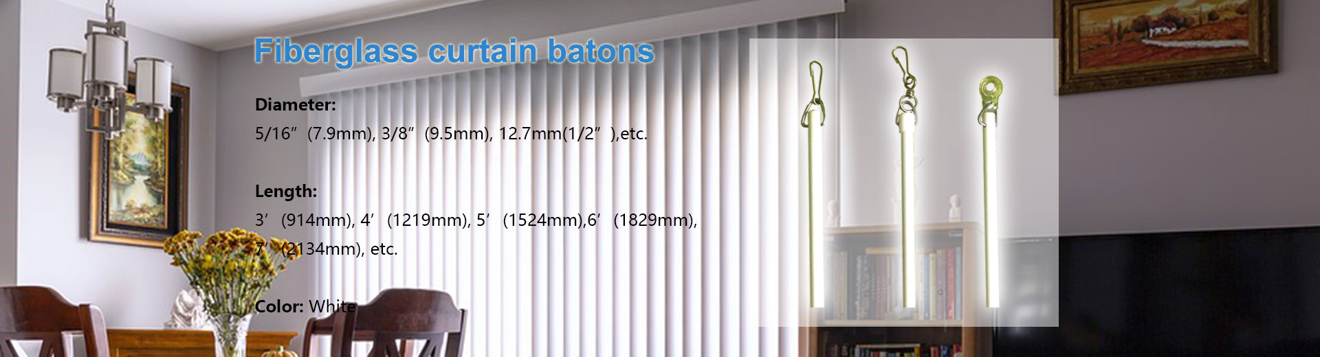 fiberglasscurtain baton